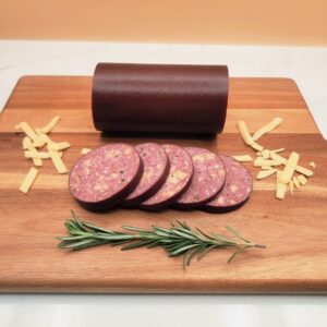 Cheddar Jalapeno Summer Sausage 1 lb. Roll Mt. Angel Meat Co.